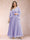 A-Line/Princess V-Neck 3/4 Sleeves 2 Pieces Plus Size Mother of the Bride Dresses with Applique