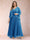 A-Line/Princess V-Neck 3/4 Sleeves 2 Pieces Plus Size Mother of the Bride Dresses with Applique