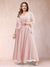 A-Line/Princess V-Neck 3/4 Sleeves 2 Pieces Plus Size Mother of the Bride Dresses with Applique