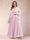 A-Line/Princess V-Neck 3/4 Sleeves 2 Pieces Plus Size Mother of the Bride Dresses with Applique
