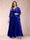 A-Line/Princess V-Neck 3/4 Sleeves 2 Pieces Plus Size Mother of the Bride Dresses with Applique