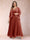 A-Line/Princess V-Neck 3/4 Sleeves 2 Pieces Plus Size Mother of the Bride Dresses with Applique