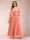 A-Line/Princess V-Neck 3/4 Sleeves 2 Pieces Plus Size Mother of the Bride Dresses with Applique