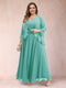 A-Line/Princess V-Neck 3/4 Sleeves 2 Pieces Plus Size Mother of the Bride Dresses with Applique
