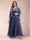 A-Line/Princess V-Neck 3/4 Sleeves 2 Pieces Plus Size Mother of the Bride Dresses with Applique