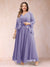 A-Line/Princess V-Neck 3/4 Sleeves 2 Pieces Plus Size Mother of the Bride Dresses with Applique