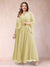 A-Line/Princess V-Neck 3/4 Sleeves 2 Pieces Plus Size Mother of the Bride Dresses with Applique