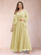 A-Line/Princess V-Neck 3/4 Sleeves 2 Pieces Plus Size Mother of the Bride Dresses with Applique