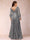 A-Line/Princess Scoop Long Sleeves Plus Size Mother of the Bride Dresses with Applique