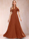 A-Line/Princess Cold Shoulder Short Sleeves Mother of the Bride Dresses with Applique