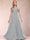 A-Line/Princess Cold Shoulder Short Sleeves Mother of the Bride Dresses with Applique