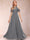 A-Line/Princess Cold Shoulder Short Sleeves Mother of the Bride Dresses with Applique