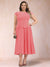 A-Line/Princess Chiffon Scoop Short Sleeves Plus Size Mother of the Bride Dresses with Applique