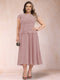 A-Line/Princess Chiffon Scoop Short Sleeves Plus Size Mother of the Bride Dresses with Applique