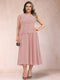 A-Line/Princess Chiffon Scoop Short Sleeves Plus Size Mother of the Bride Dresses with Applique