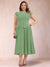 A-Line/Princess Chiffon Scoop Short Sleeves Plus Size Mother of the Bride Dresses with Applique