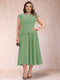 A-Line/Princess Chiffon Scoop Short Sleeves Plus Size Mother of the Bride Dresses with Applique