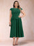 A-Line/Princess Chiffon Scoop Short Sleeves Plus Size Mother of the Bride Dresses with Applique