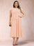 A-Line/Princess Chiffon Scoop Short Sleeves Plus Size Mother of the Bride Dresses with Applique