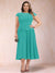 A-Line/Princess Chiffon Scoop Short Sleeves Plus Size Mother of the Bride Dresses with Applique