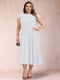 A-Line/Princess Chiffon Scoop Short Sleeves Plus Size Mother of the Bride Dresses with Applique