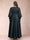 A-Line/Princess Scoop Long Sleeves Plus Size Mother of the Bride Dresses with Applique