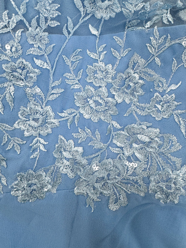 A-Line/Princess V-Neck 3/4 Sleeves Mother of the Bride Dresses with Applique