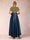 A-Line/Princess Scoop Short Sleeves Mother of the Bride Dresses with Ruched