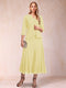 A-Line/Princess Scoop 3/4 Sleeves 2 Pieces Mother of the Bride Dresses with Sequins