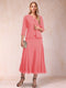 A-Line/Princess Scoop 3/4 Sleeves 2 Pieces Mother of the Bride Dresses with Sequins