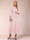 A-Line/Princess Scoop 3/4 Sleeves 2 Pieces Mother of the Bride Dresses with Sequins