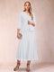 A-Line/Princess Scoop 3/4 Sleeves 2 Pieces Mother of the Bride Dresses with Sequins