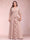 A-Line/Princess V-Neck 3/4 Sleeves Plus Size Mother of the Bride Dresses with Ruffles