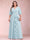 A-Line/Princess V-Neck 3/4 Sleeves Plus Size Mother of the Bride Dresses with Ruffles
