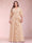A-Line/Princess V-Neck 3/4 Sleeves Plus Size Mother of the Bride Dresses with Ruffles