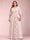 A-Line/Princess V-Neck 3/4 Sleeves Plus Size Mother of the Bride Dresses with Ruffles