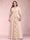 A-Line/Princess V-Neck 3/4 Sleeves Plus Size Mother of the Bride Dresses with Ruffles