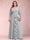 A-Line/Princess V-Neck 3/4 Sleeves Plus Size Mother of the Bride Dresses with Ruffles
