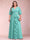 A-Line/Princess V-Neck 3/4 Sleeves Plus Size Mother of the Bride Dresses with Ruffles