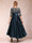 A-Line/Princess Scoop Half Sleeves Mother of the Bride Dresses with Ruched
