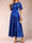 A-Line/Princess Scoop Half Sleeves Mother of the Bride Dresses with Beading