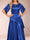 A-Line/Princess Scoop Half Sleeves Mother of the Bride Dresses with Beading