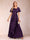 A-Line/Princess V-Neck Short Sleeves Mother of the Bride Dresses with Sash