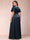 A-Line/Princess V-Neck Short Sleeves Plus Size Mother of the Bride Dresses with Sash