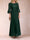 A-Line/Princess Scoop 3/4 Sleeves Mother of the Bride Dresses with Lace