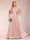 A-Line/Princess V-Neck Short Sleeves Mother of the Bride Dresses with Lace