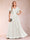 A-Line/Princess V-Neck Short Sleeves Mother of the Bride Dresses with Lace
