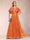 A-Line/Princess V-Neck Short Sleeves Mother of the Bride Dresses with Lace