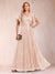 A-Line/Princess V-Neck Short Sleeves Mother of the Bride Dresses with Lace