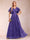 A-Line/Princess V-Neck Short Sleeves Mother of the Bride Dresses with Lace